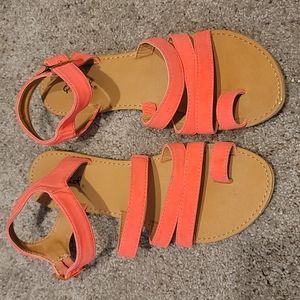 Qupid hot pink sandals